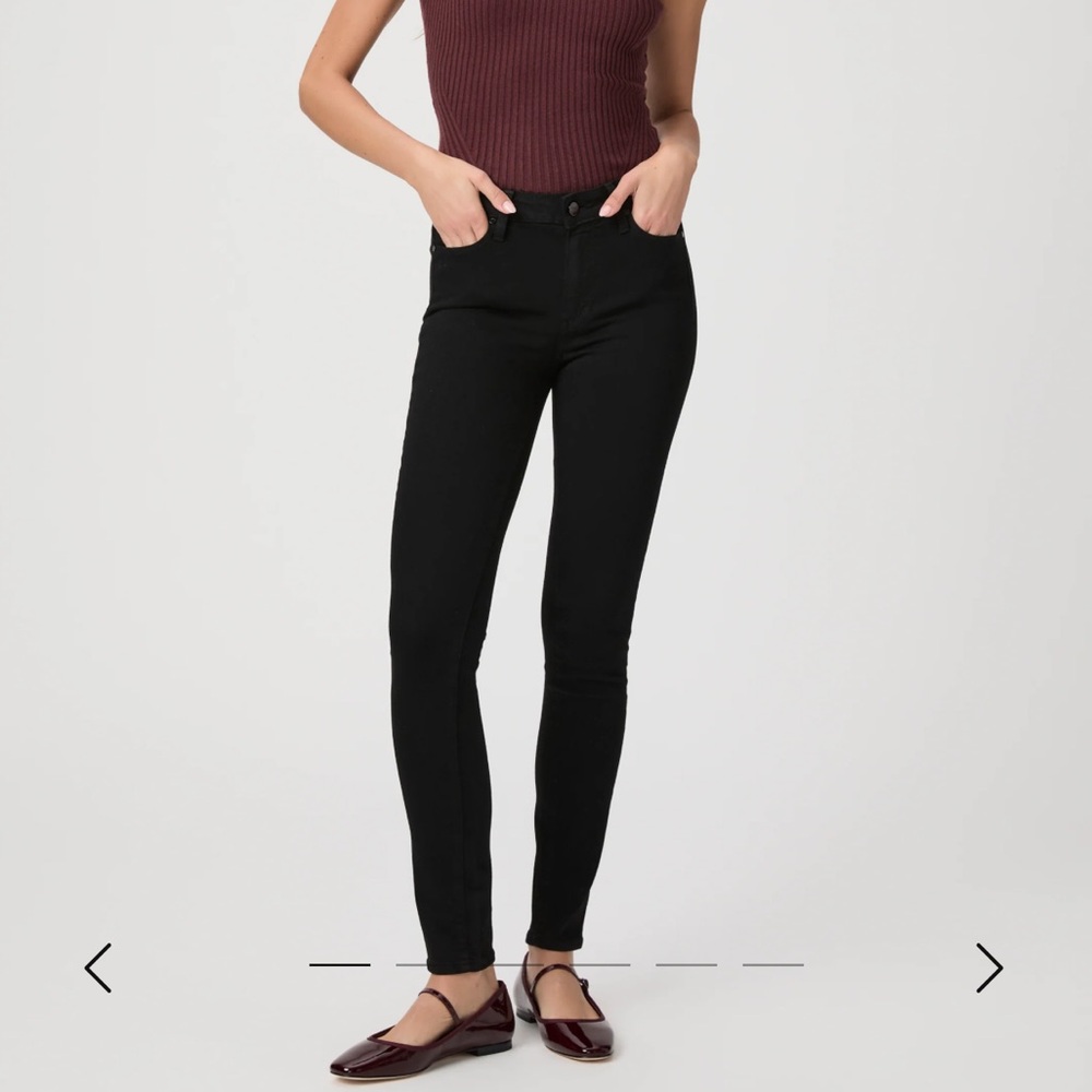 NWT. Paige Hoxton Ultra Skinny Black Jeans.